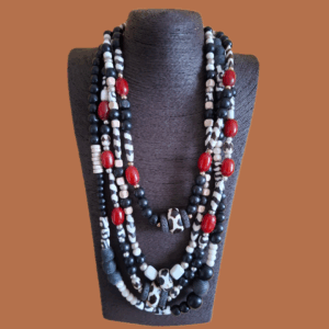 Zebra Stripe Necklace 100